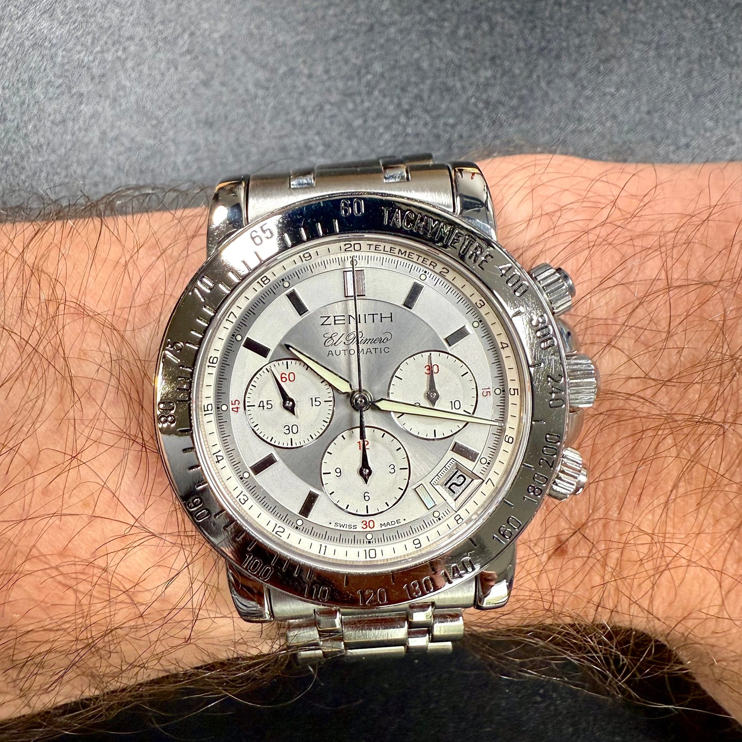 Zenith El Primero Rainbow Chronograph – Acier – Calibre 400Z – Année 2000 – Full Set