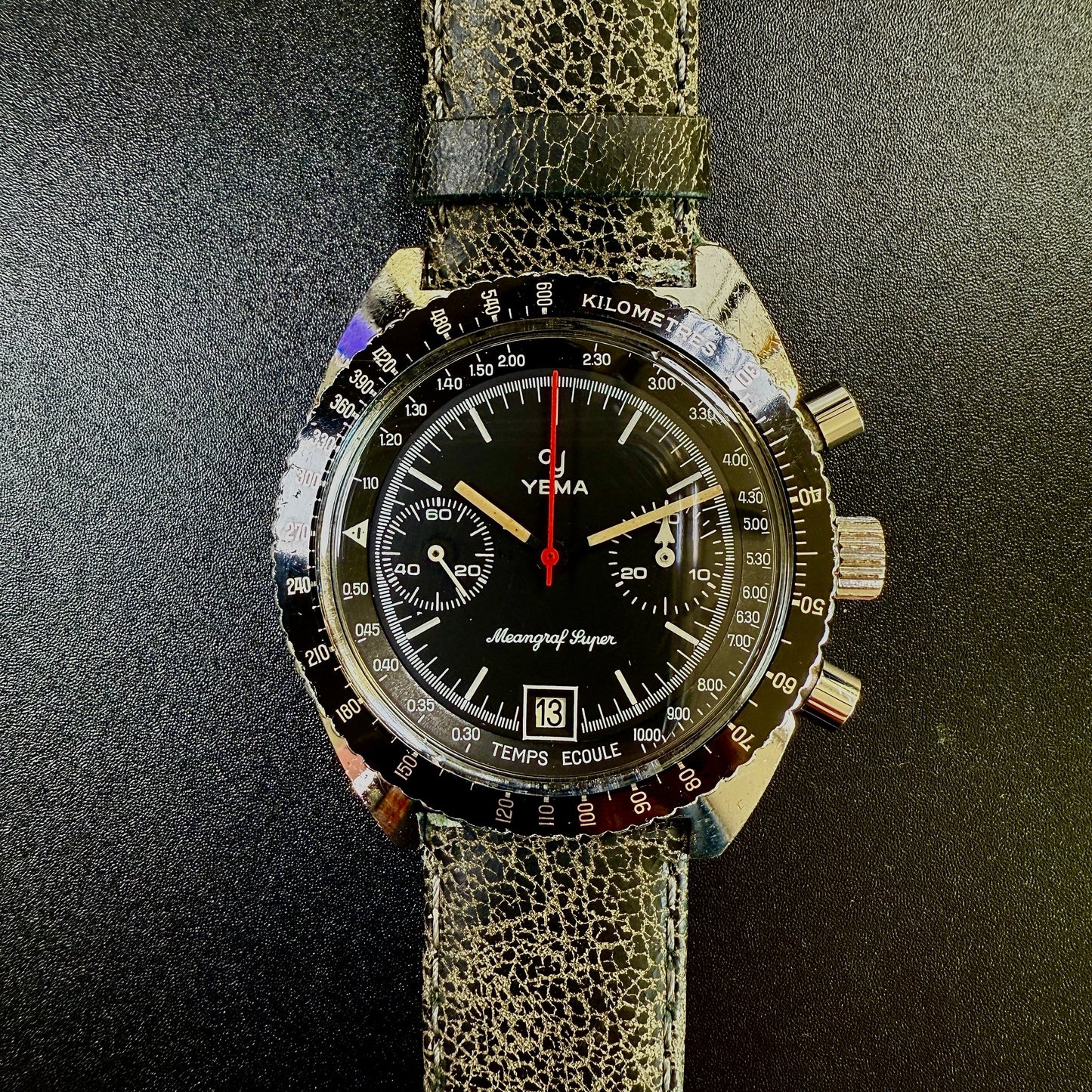 YEMA Meangraf Super – Chronographe Vintage – Mouvement Manuel Valjoux 7734