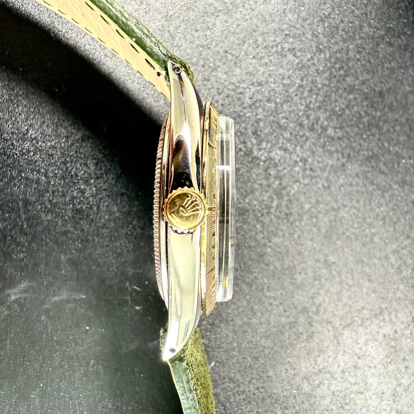 Rolex Oyster Perpetual 34 Zephyr Or/Acier 1038 RARE 1967