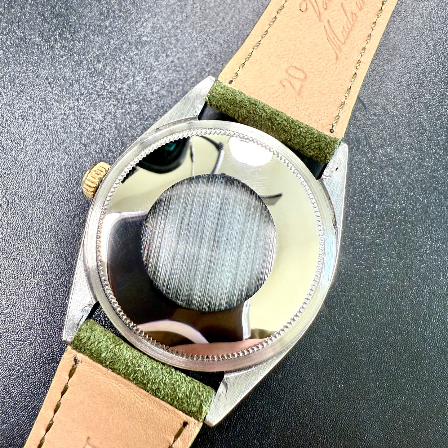 Rolex Oyster Perpetual 34 Zephyr Or/Acier 1038 RARE 1967