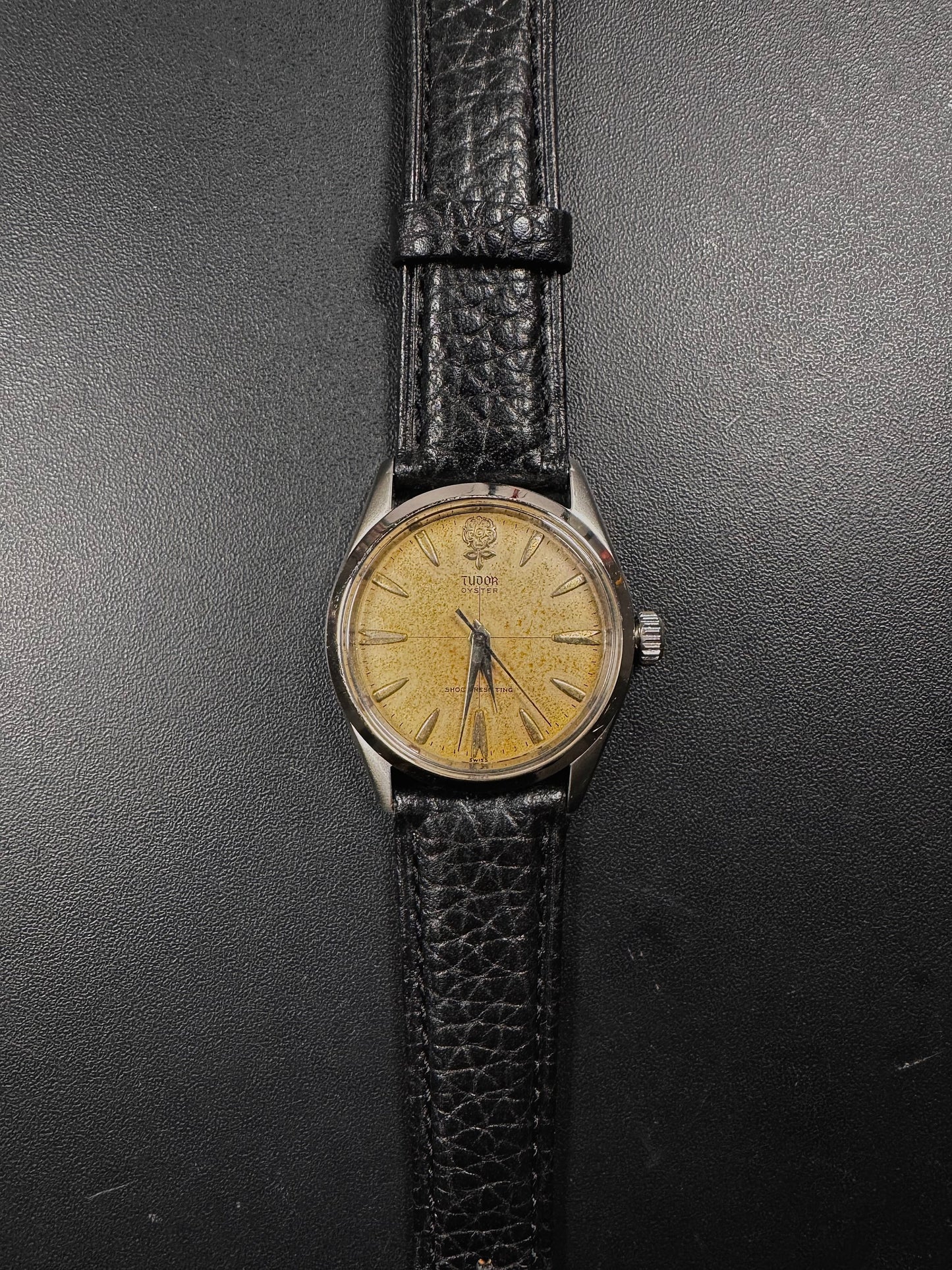 Tudor "Big Rose" Réf. 7934 – Acier Inoxydable – Mouvement Manuel – Calibre 1156