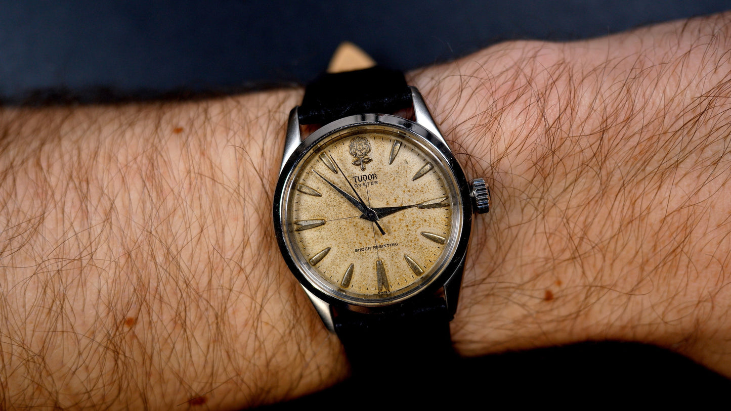 Tudor "Big Rose" Réf. 7934 – Acier Inoxydable – Mouvement Manuel – Calibre 1156