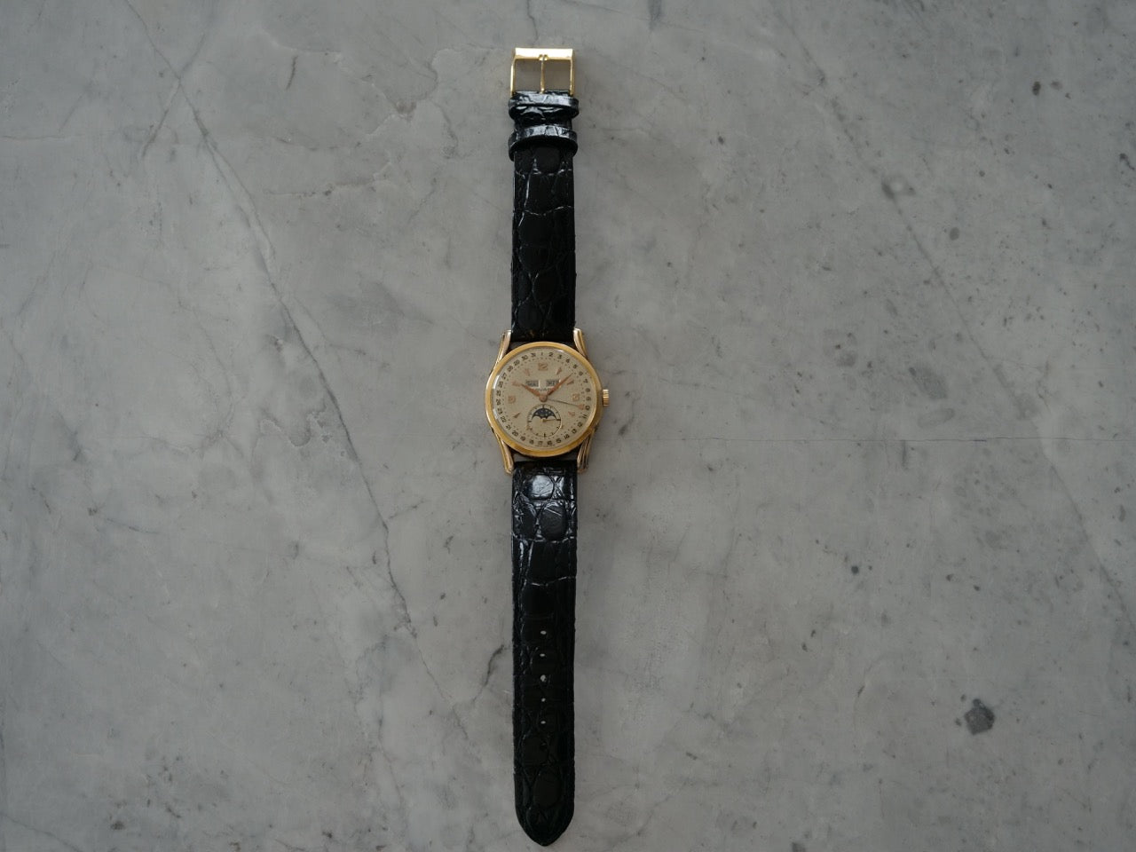 Movado Celestograf – Triple Calendrier & Phase de Lune – Calibre 473 – Années 1950