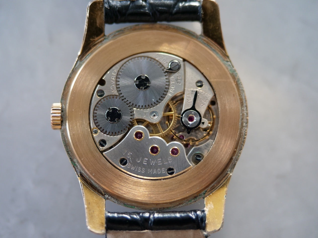 Movado Celestograf – Triple Calendrier & Phase de Lune – Calibre 473 – Années 1950